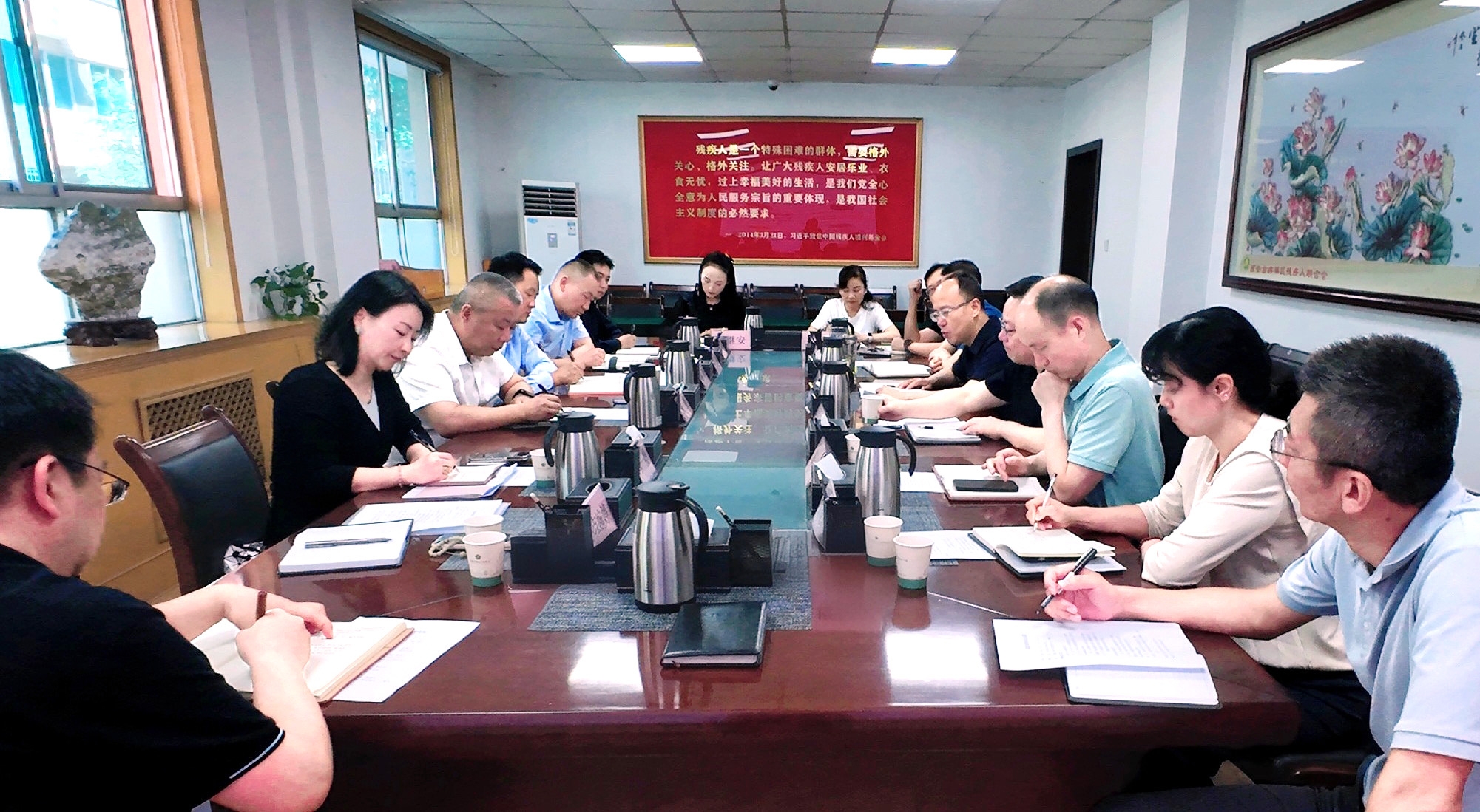 強(qiáng)盛一行赴西安市殘疾人聯(lián)合會(huì)開(kāi)展專(zhuān)題調(diào)研——共商殘疾人康復(fù)養(yǎng)老事業(yè)發(fā)展，探索科技助殘服務(wù)新模式