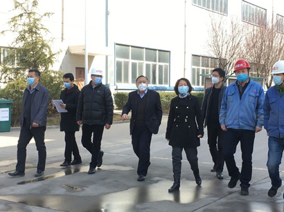 【陜重有限】市國資委巡視員許一雙一行檢查、指導(dǎo)陜重公司疫情防控工作